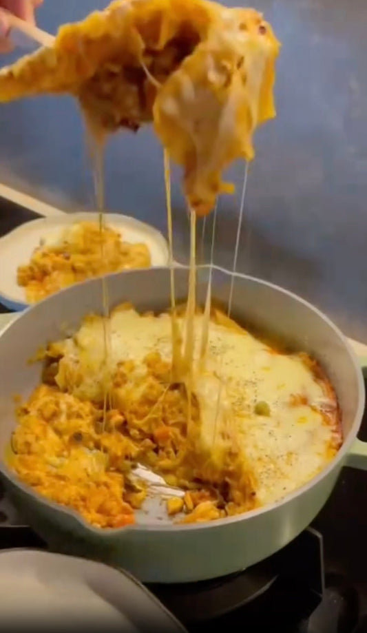 One Pan Lasagna Recipe - Homebody Cookware