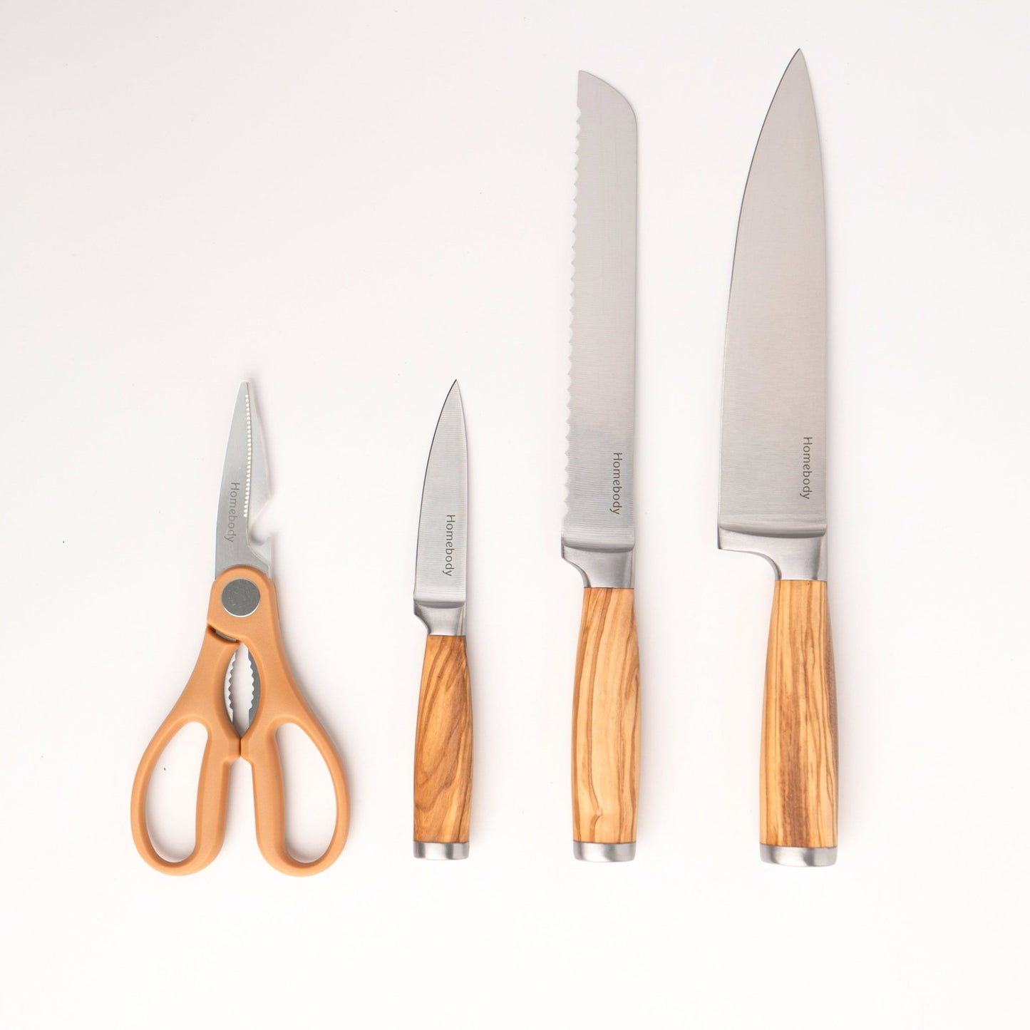 Knife Set and Block - Homebody Cookware